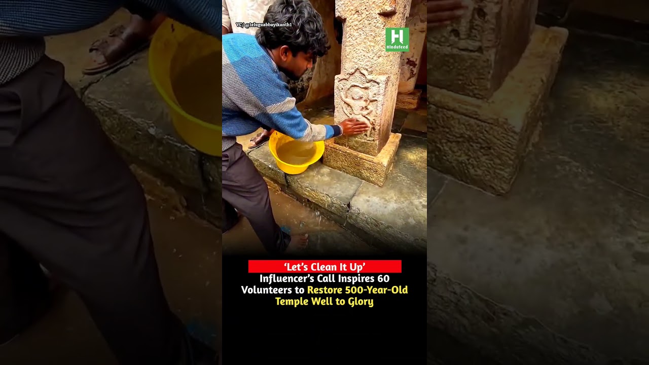 'Let's Clean It Up' Influencer's Call Inspires 60 Volunteers to Restore 500-Year-Old  Well to Glory