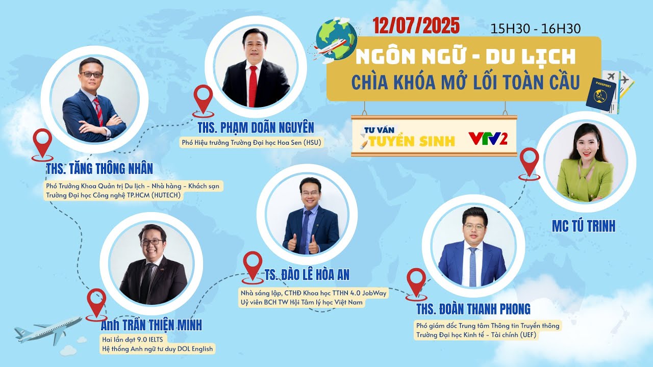 🔥Tư vấn tuyển sinh ĐH 2025: TOP trường Đại học hàng đầu TP. HCM đào tạo Ngành Ngôn ngữ – Du lịch
