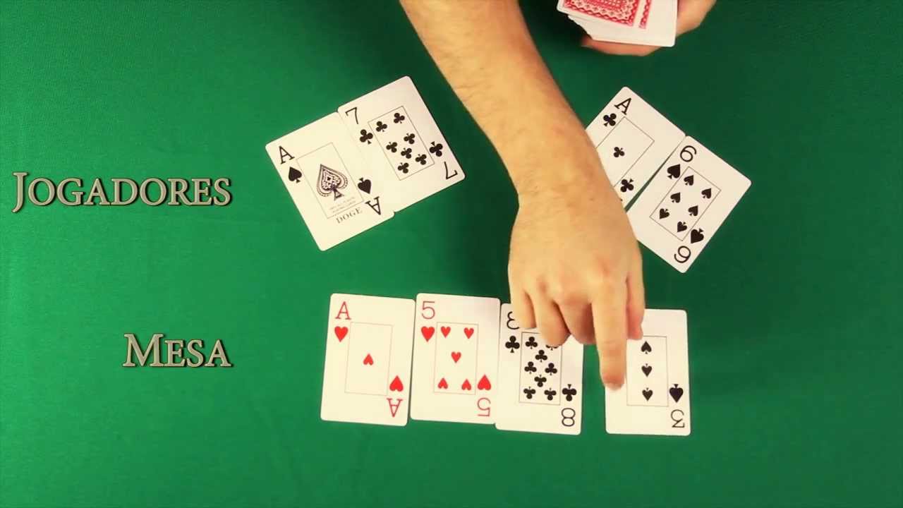 Exemplo de Mãos no Poker