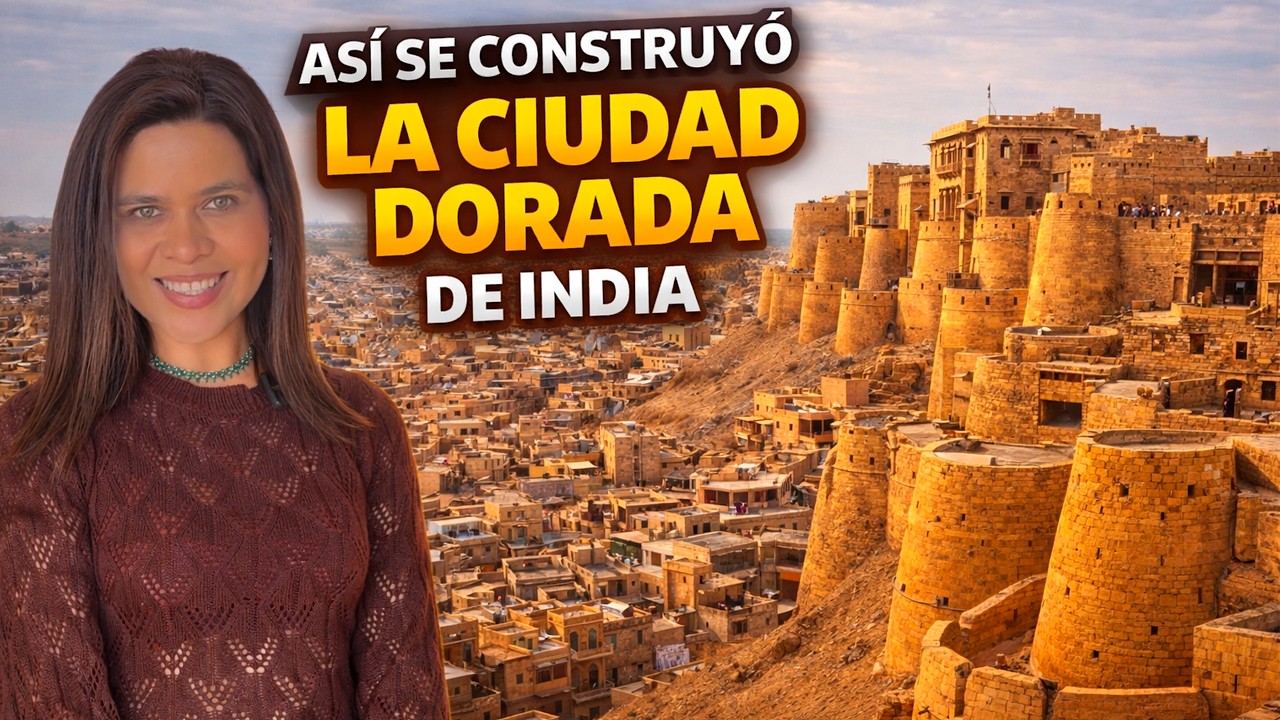 Una ciudad que fue construida con piedra del desierto 😮🇮🇳
