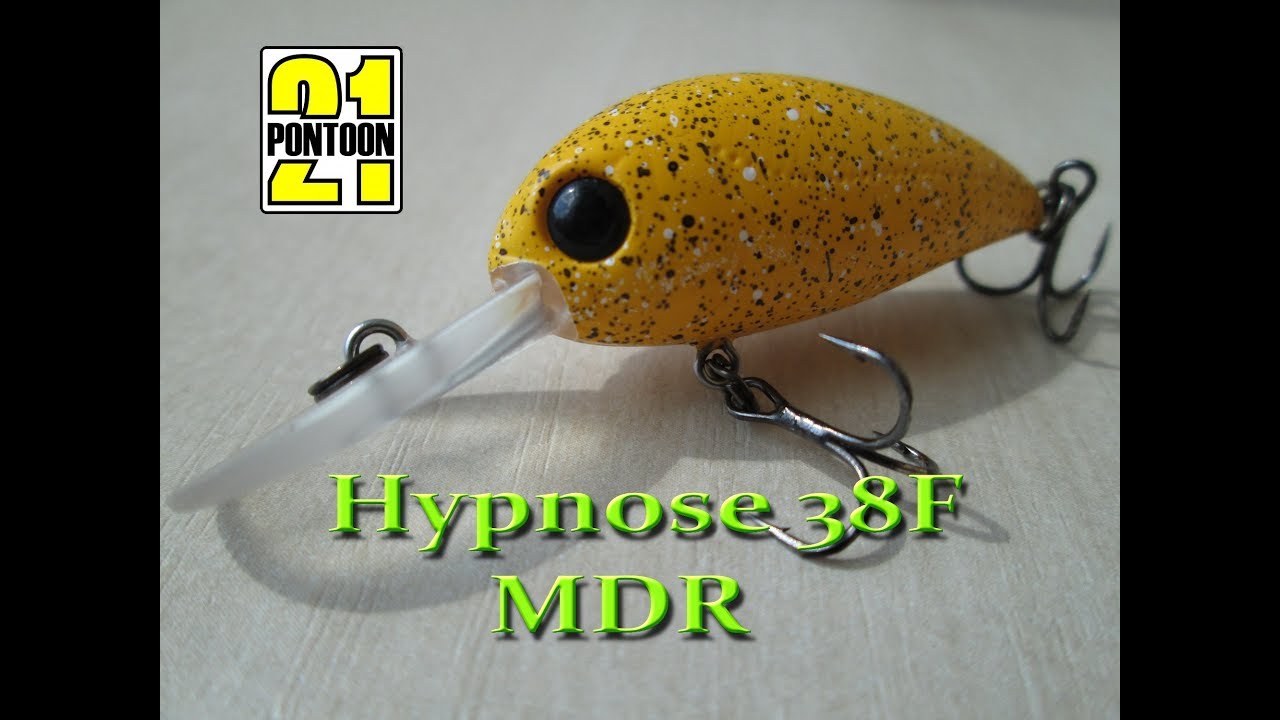 Воблер Pontoon 21 Hypnose 38F MDR. Цвет - Порой -  РЕШАЕТ !!!