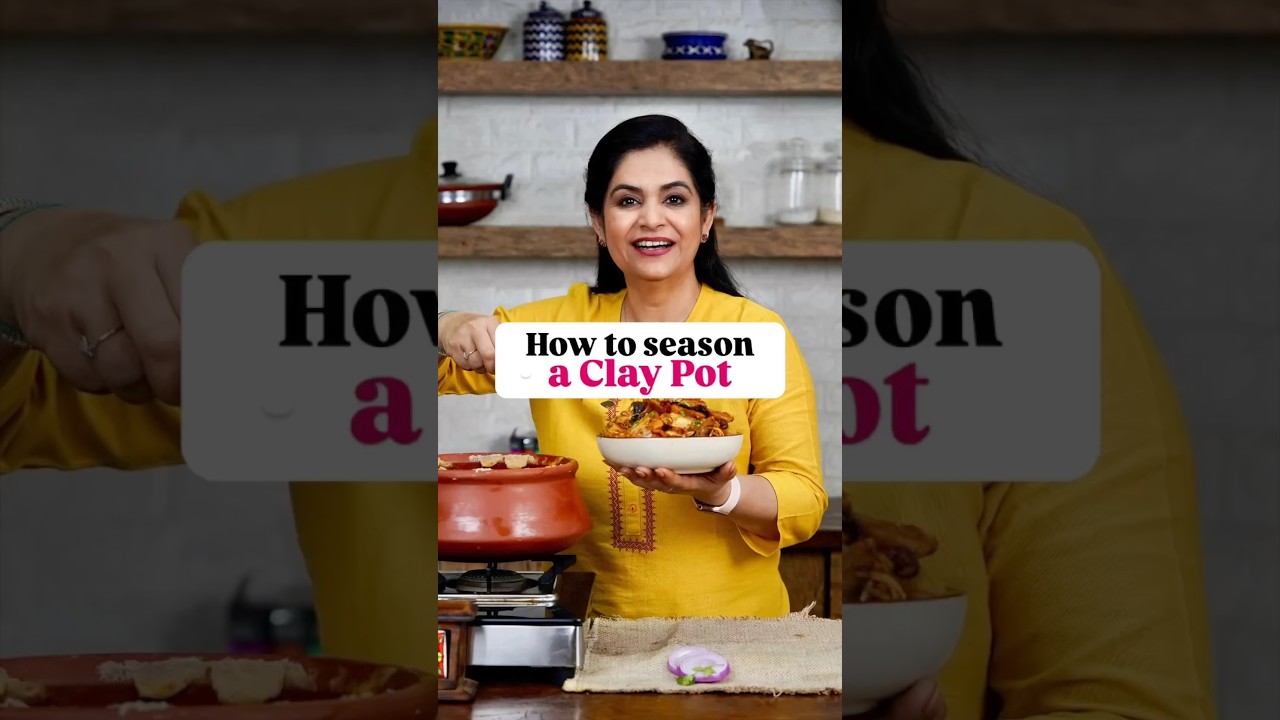 How to season a Clay Pot I #Shorts I Pankaj Bhadouria