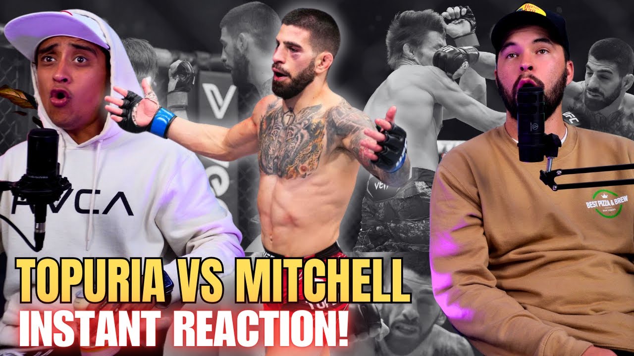 FUTURE CHAMP?! Illia Topuria vs Bryce Mitchell INSTANT Reaction from UFC 282
