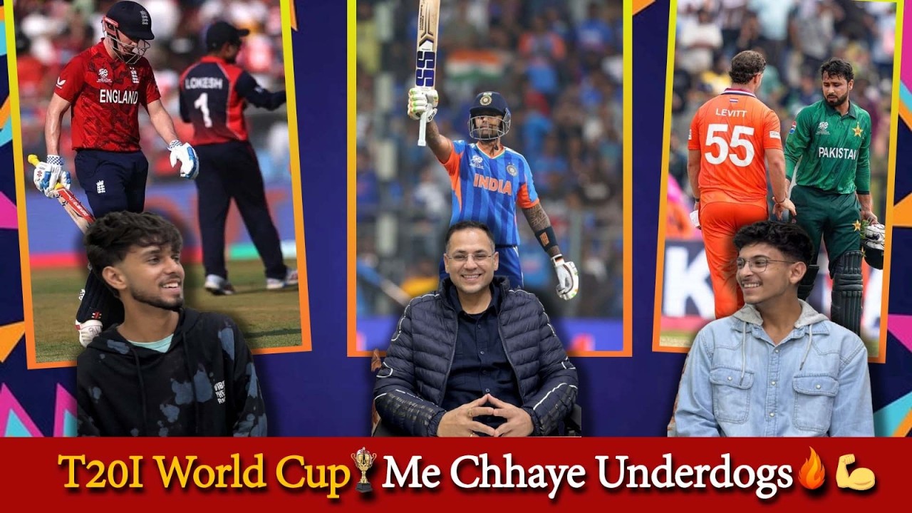 T20I World Cup 🏆 Me Chhaye Underdogs 🔥💪....
