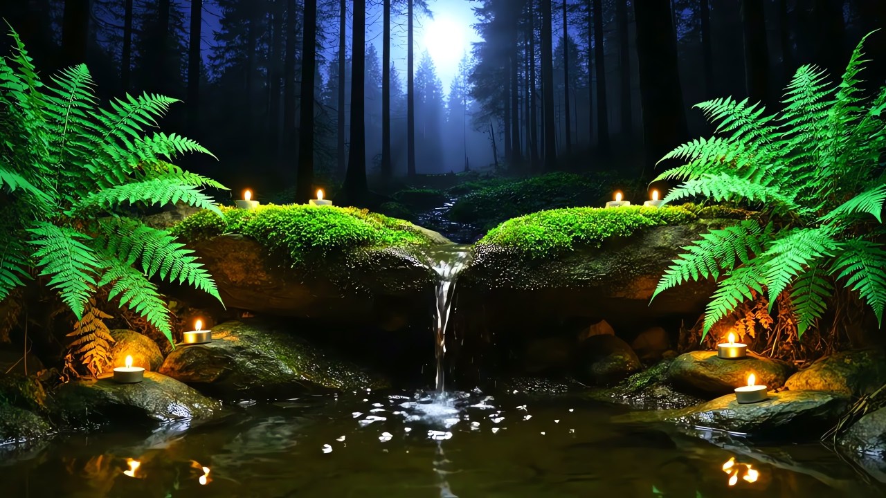Tranquil Water Sounds & Soothing Music 🌿 Peaceful Mind, Restful Sleep
