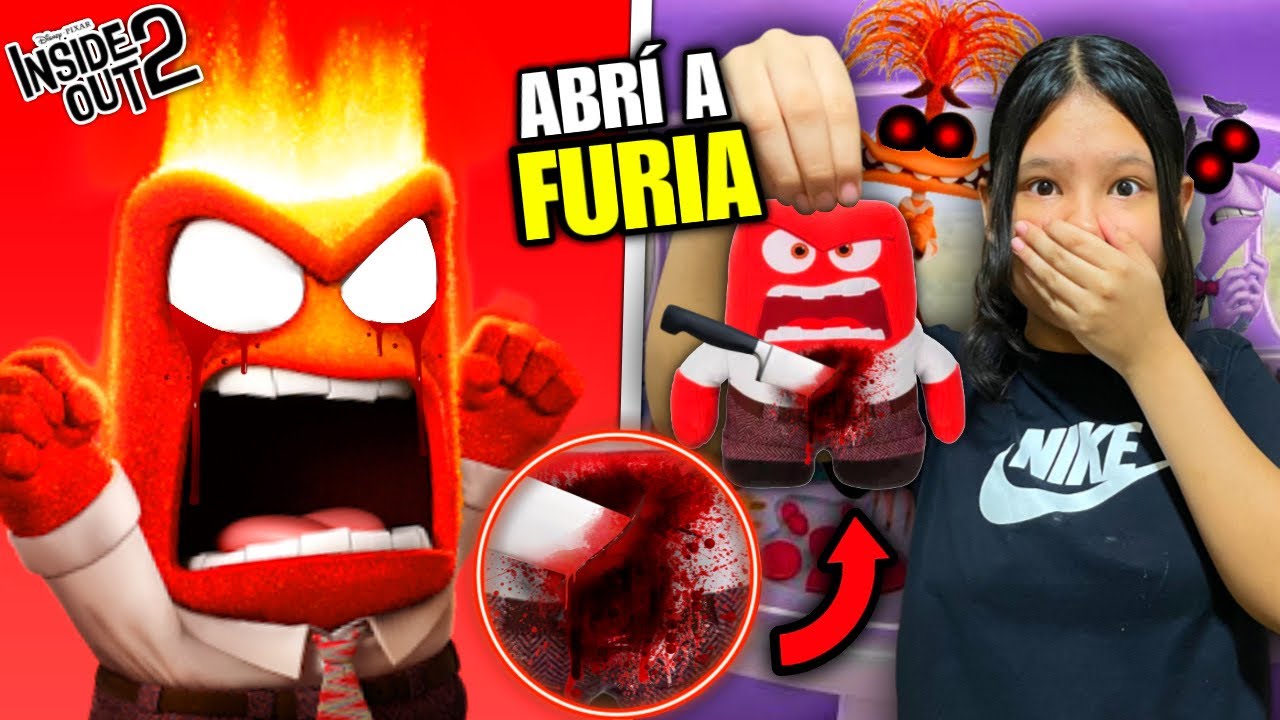 😱NO CREERÁS LO QUE ENCONTRÉ EN UN PELUCHE DE FURIA DE *INTENSAMENTE 2*| Regina MH