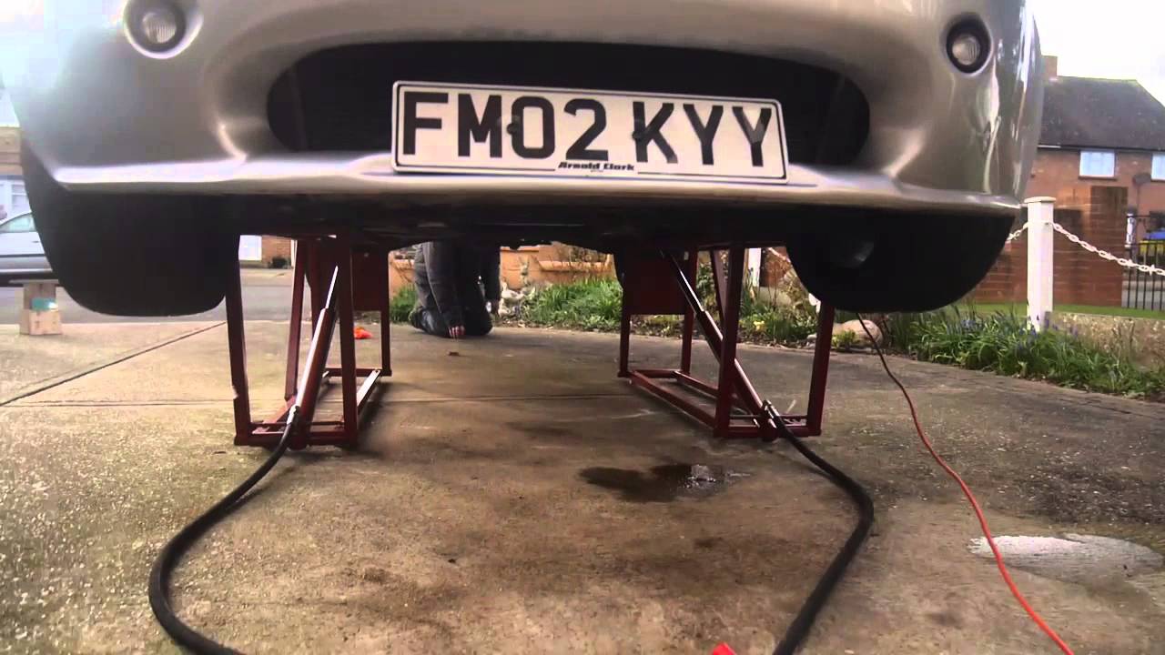 Homemade hydraulic car ramp lift tvr