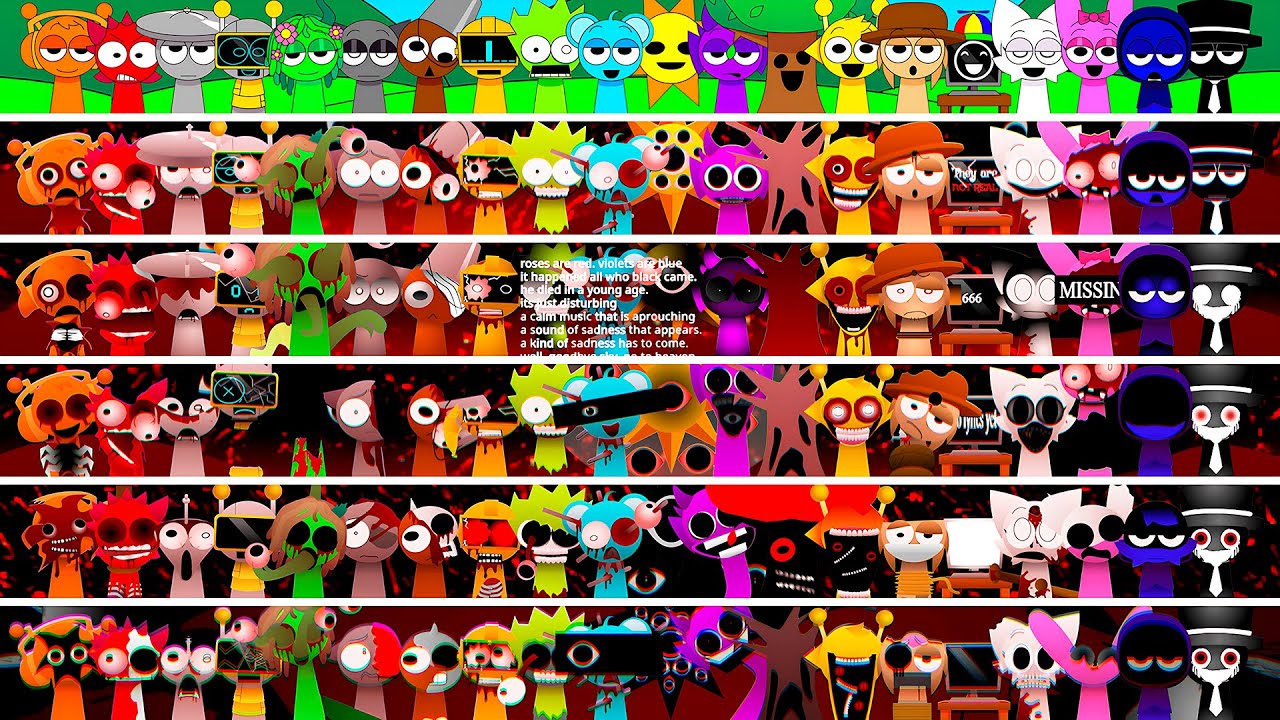 Incredibox Sprunki Pyramixed Phase 1 VS Phase 2 VS Phase 3 VS Phase 4 VS Phase 5 VS Phase 6