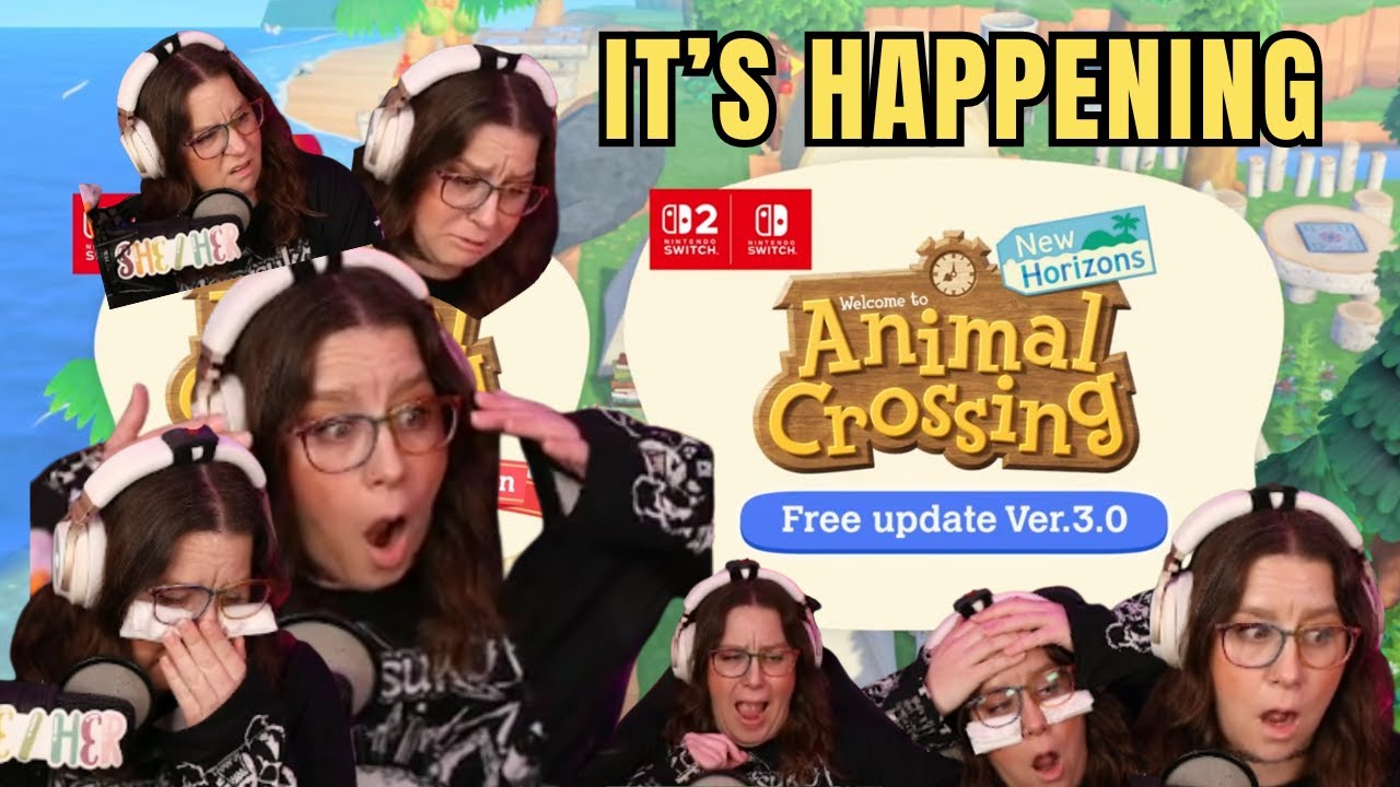 ЭТО ОГРОМНОЕ СОБЫТИЕ! Выходит обновление для Animal Crossing!!! Реакция в прямом эфире