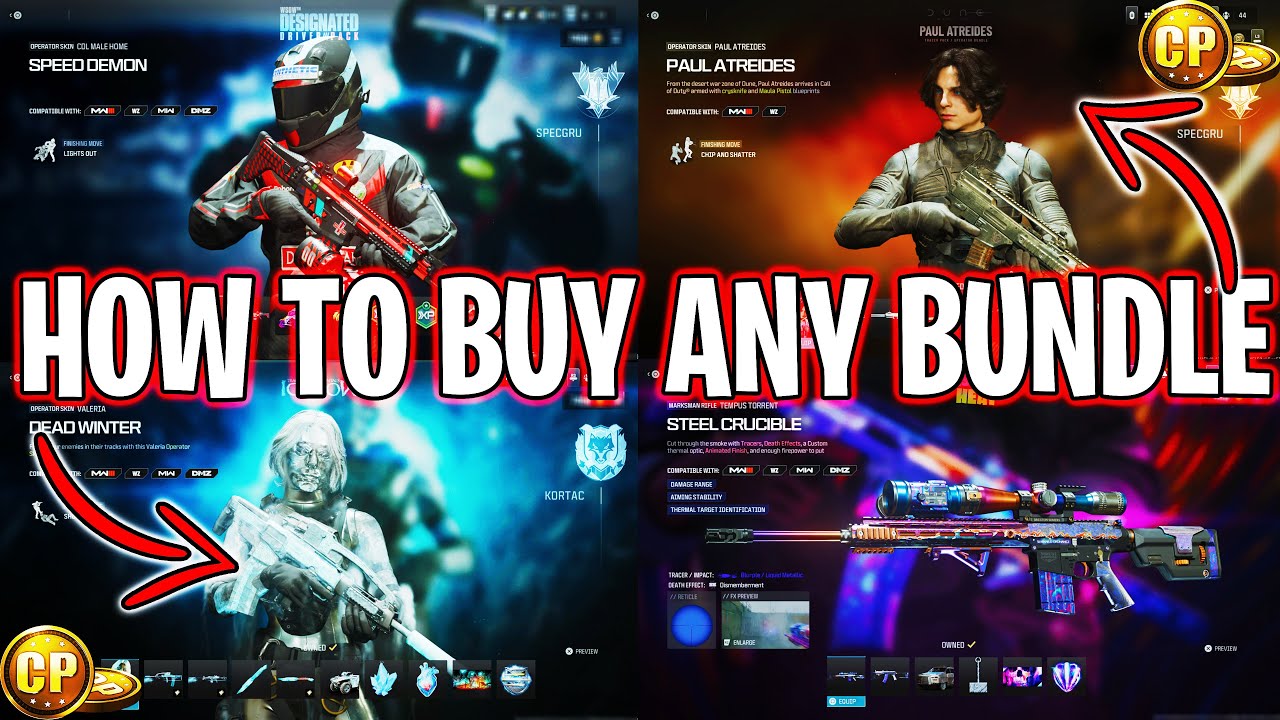 How to BUY ANY/REMOVED BUNDLES in MW3/Warzone/MW2 | BUNDLE GLITCH METHOD