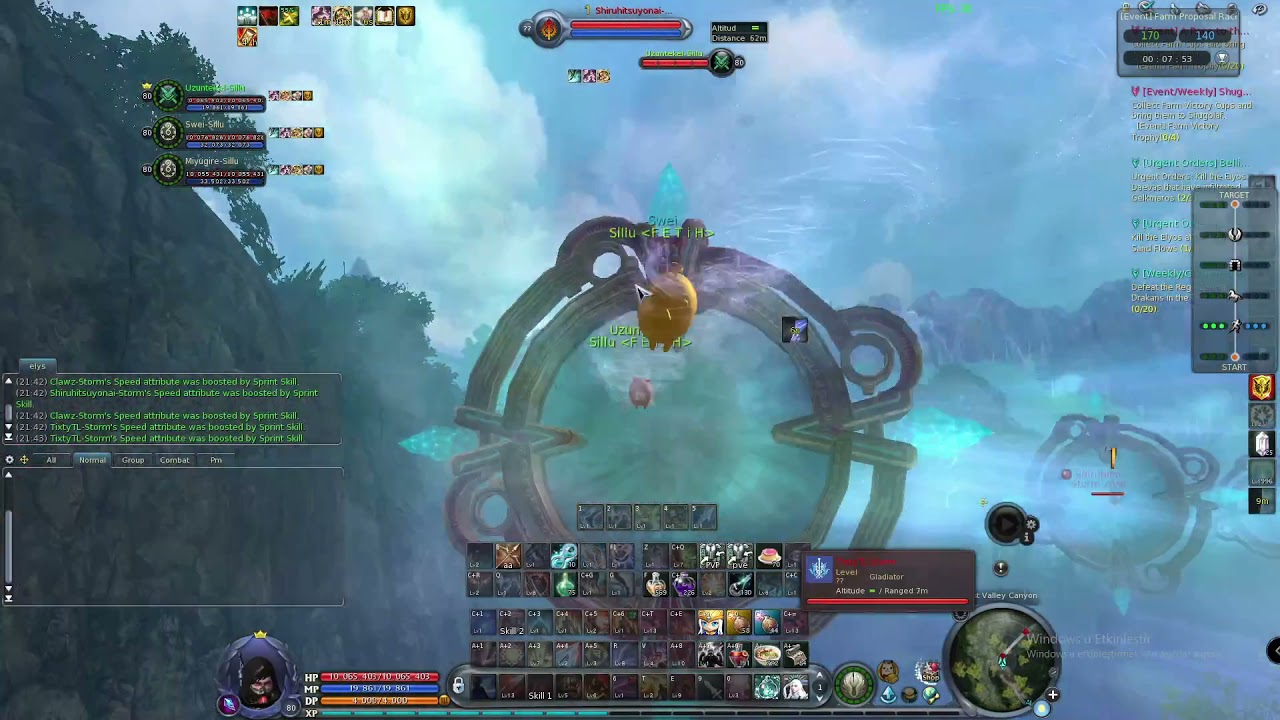 Aion online THE FARM RACE [Event] Türkçe 7.8