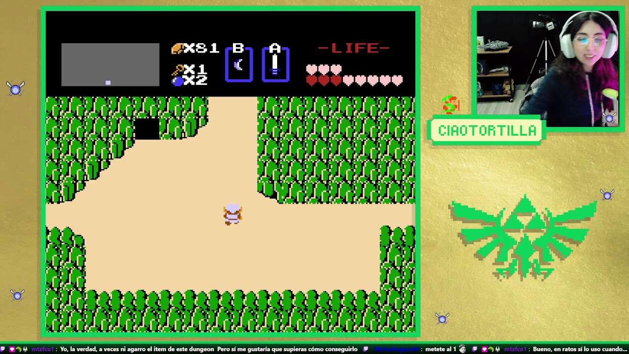 Jugadora suprema prueba el ZELDA 1 💚 40º ANIVERSARIO DE ZELDA