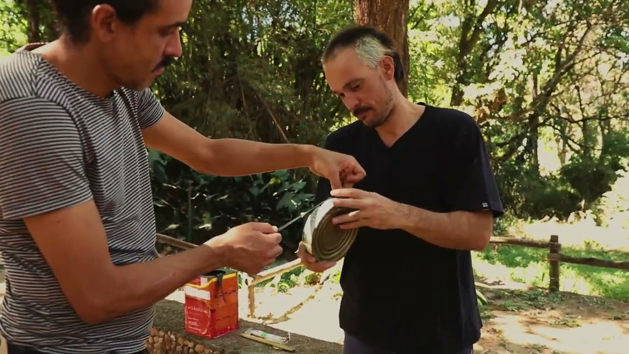 ProvocaSOM - Construção do tamborim
