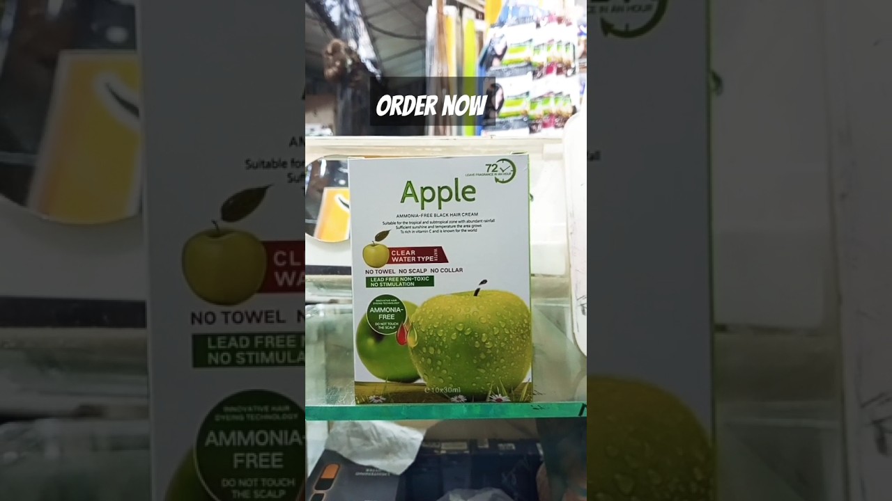 Apple ammonia free black hair cream |Trendingcosmetics| #trendingcosmetics #applehaircolor