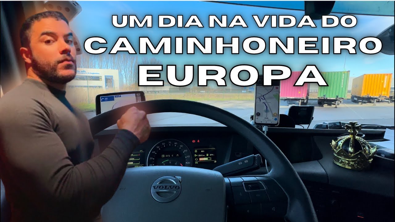 Caminhoneiro Brasileiro na Europa: Viagem de Caminhão pela Belgica e Holanda