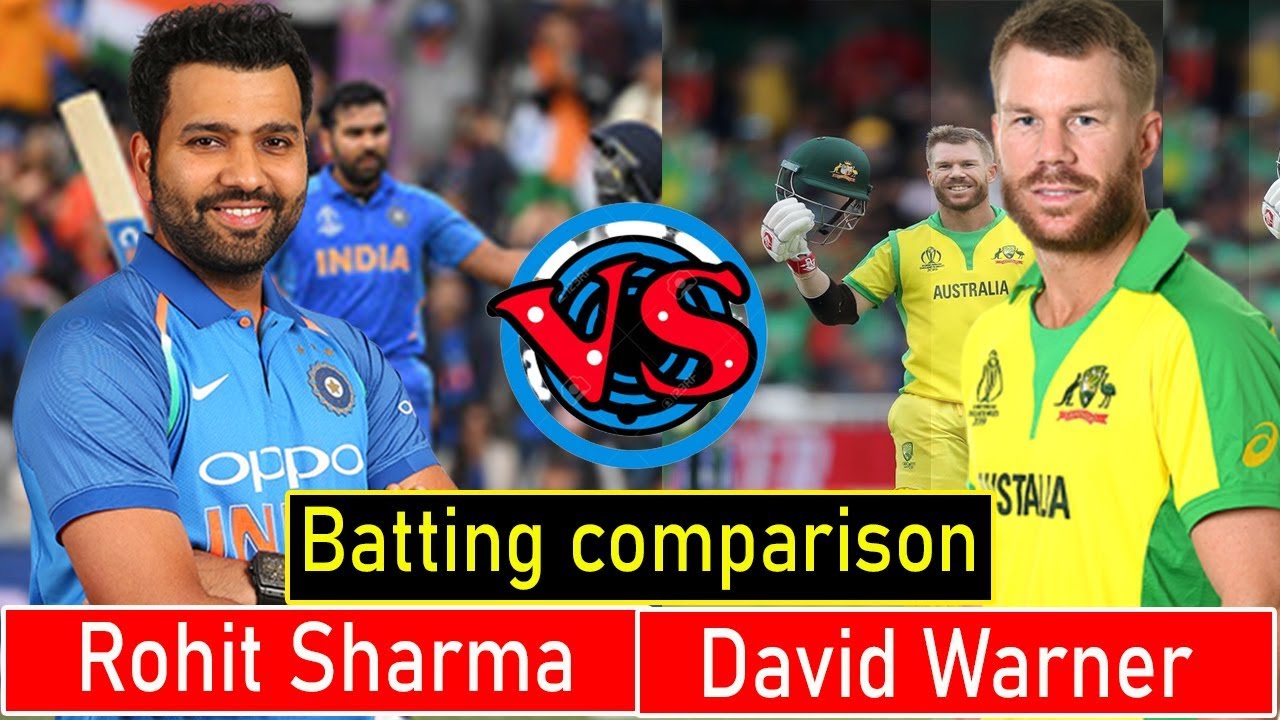Rohit Sharma vs David Warner Batting Comparison ✦ Centuries, Runs, Highest, Records & More