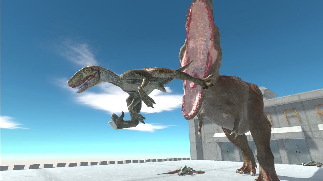 Remastered!! 벨로시랩터가 마트에 나타났습니다 - Animal Revolt Battle Simulator