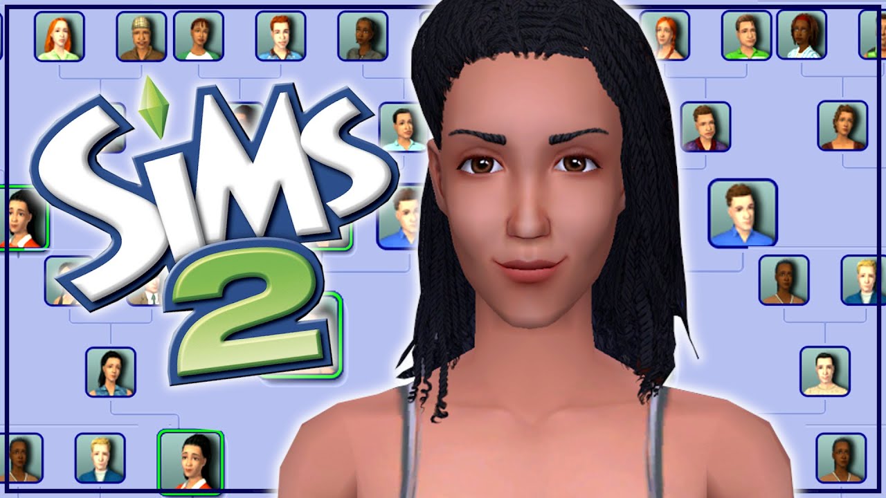 I tried to make the largest family tree possible in The Sims 2