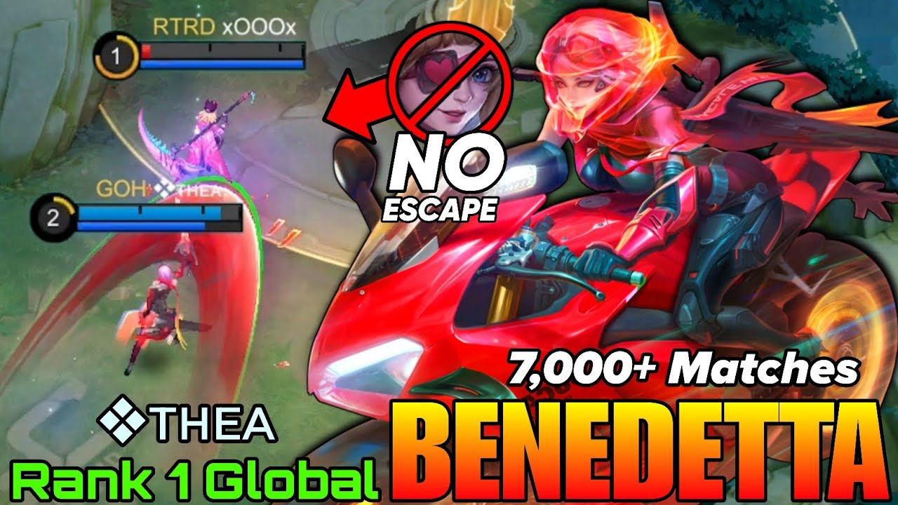 You Can't Escape Me! Benedetta 7,000+ Matches - Top 1 Global Benedetta by ❖ᴛʜᴇᴀ - Mobile Legends
