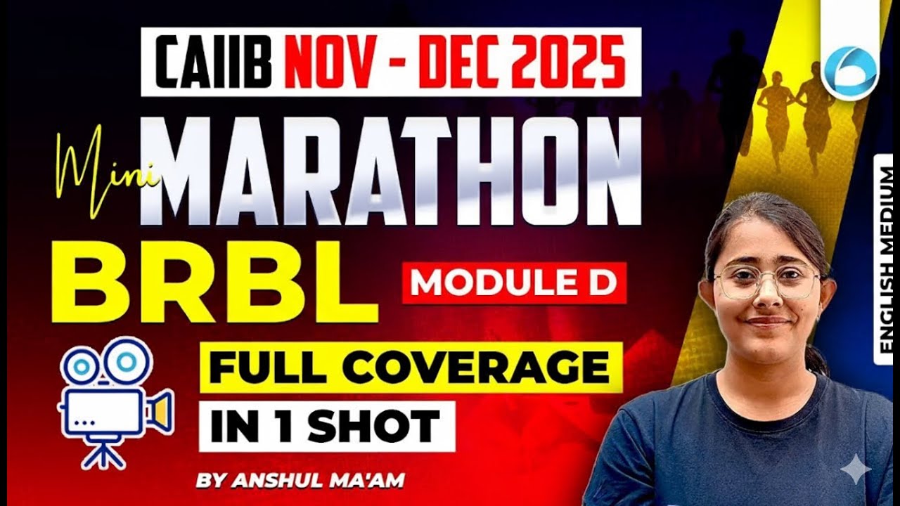 CAIIB BRBL Mini MARATHON Module D FULL Coverage | CAIIB Nov Dec 2025 | CAIIB English Medium