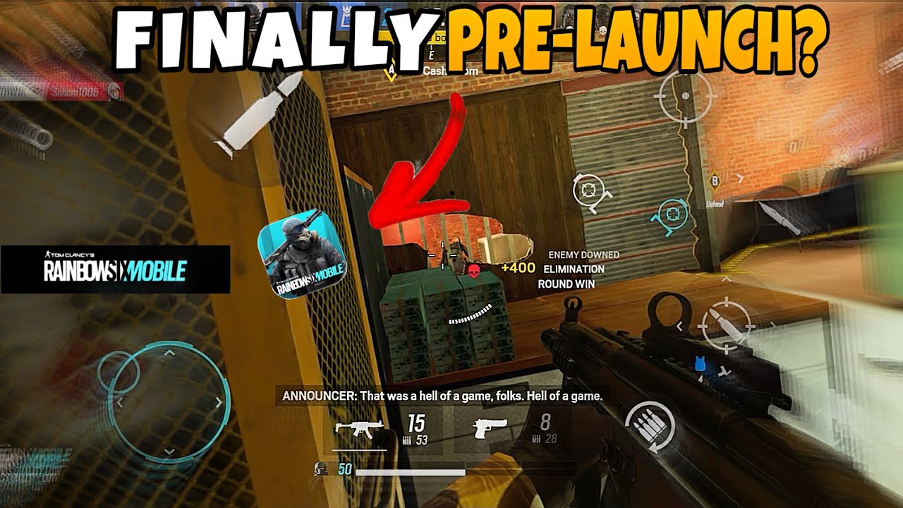 RAINBOW SIX MOBILE IS TOO REALISTIC 🔥| Finally Pre-launch is Here! #r6mindia #rainbowsixmobile 