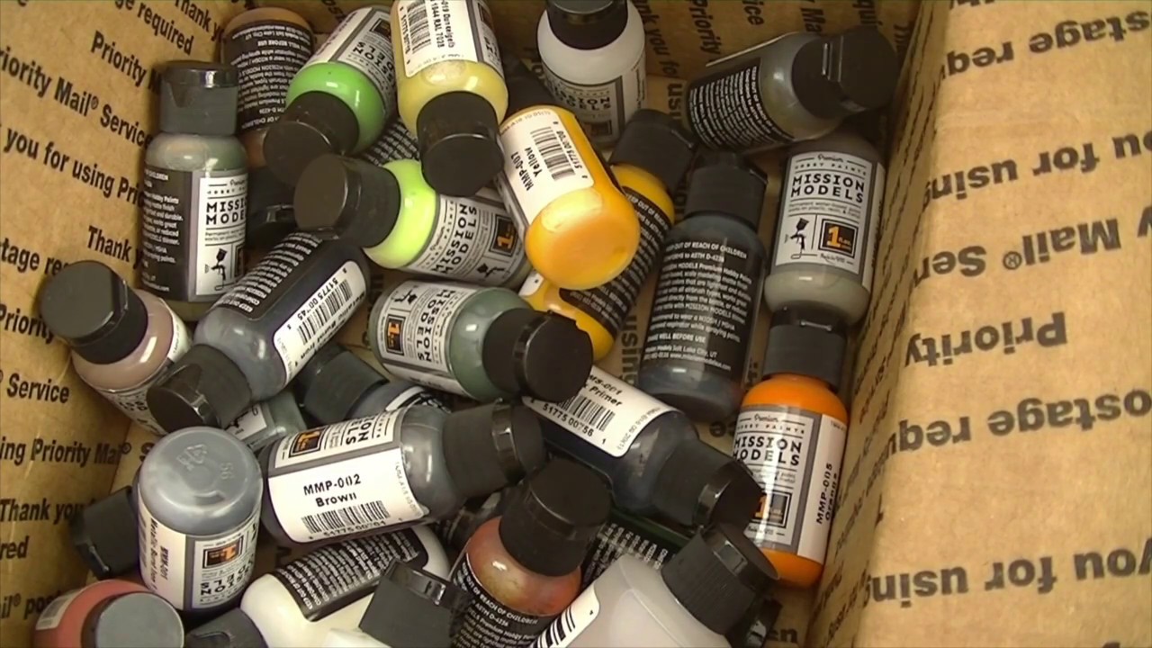 ep126a - testing mission models paints part 1