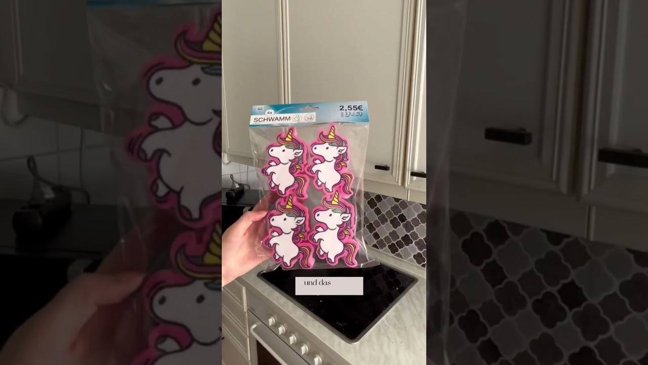 Rennt zu Tedi, f&uuml;r diese Einhorn Schw&auml;mme #tedihaul #tedihaul #saubermachen #putzen #schwamm