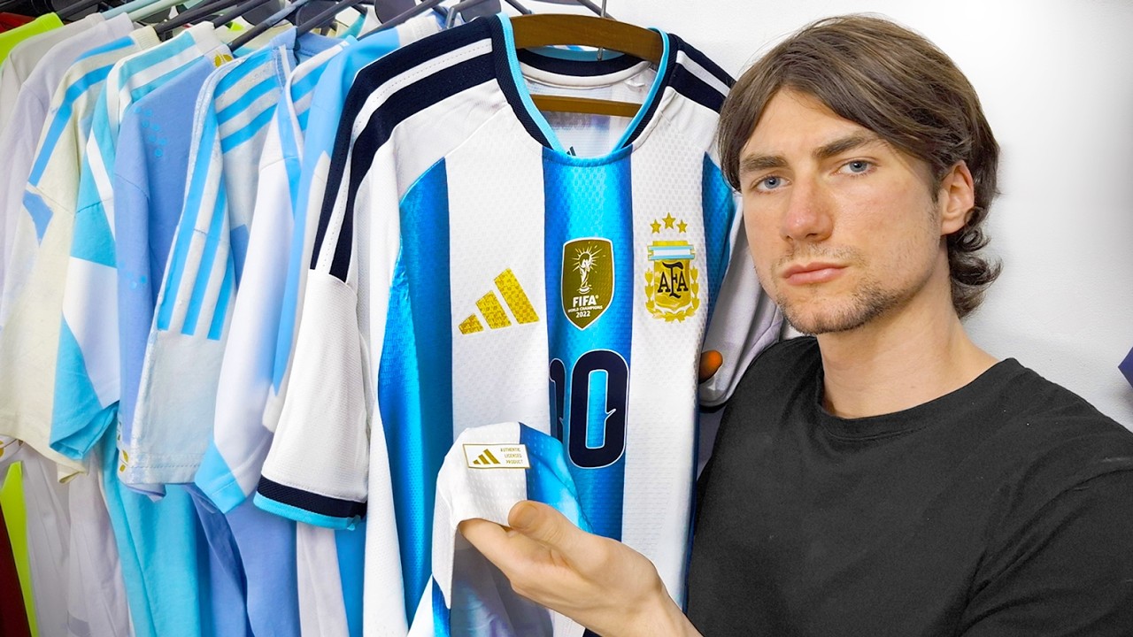 En busca de la camiseta ORIGINAL de ARGENTINA