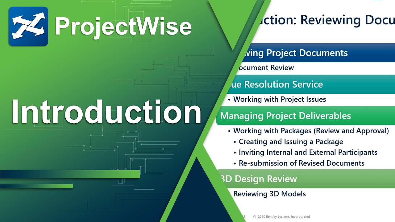 Reviewing Documents in ProjectWise Introduction