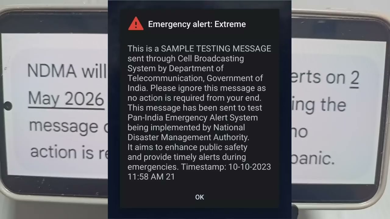 NDMA ALERT | WARNING | CAUTION