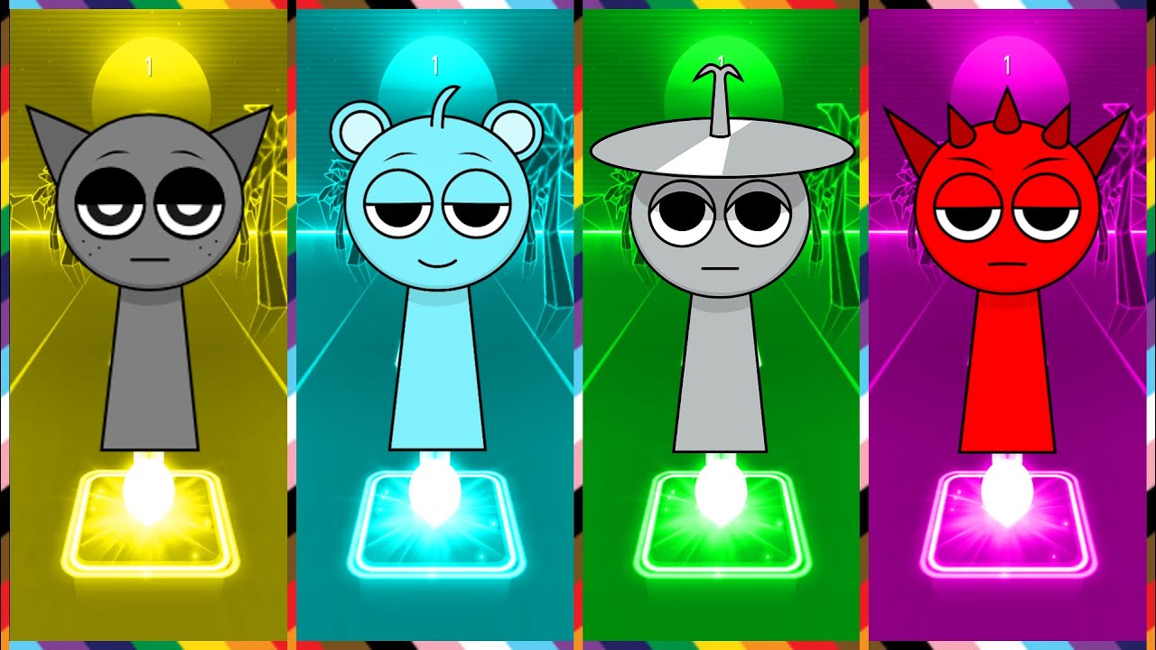 Incredibox Sprunki in Tiles Hop | Coffin Dance song