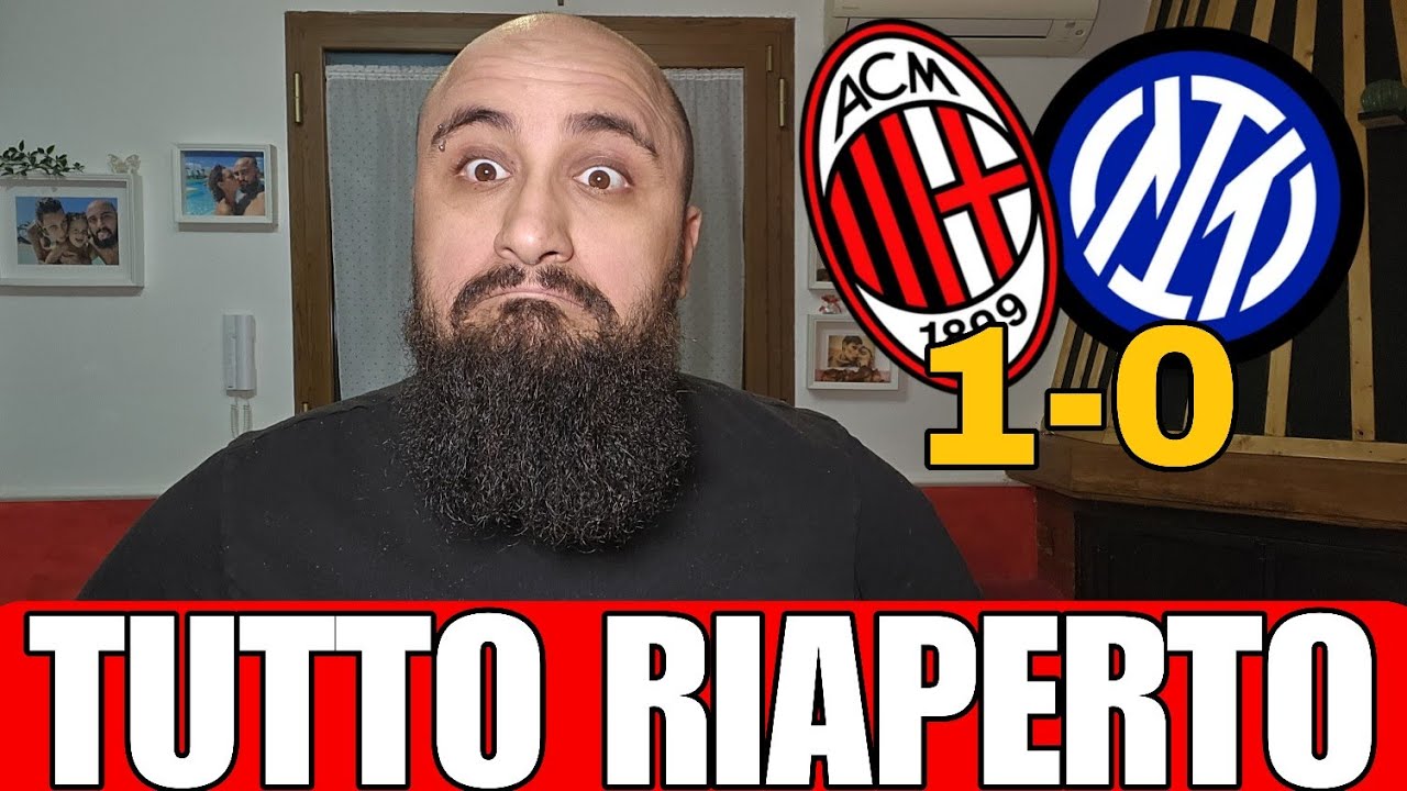 MILAN INTER 1-0 ESTUPINIAN RIAPRE IL CAMPIONATO ? INTER SPRECONA ALLEGRI RINGRAZIA 