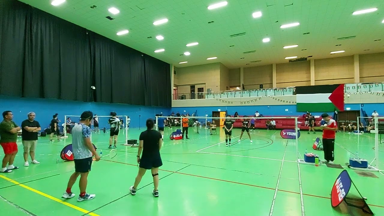 Battledore4 - JM/Anu vs Coach Jay/Chie - MXD - Single Elimination - Semi Finals
