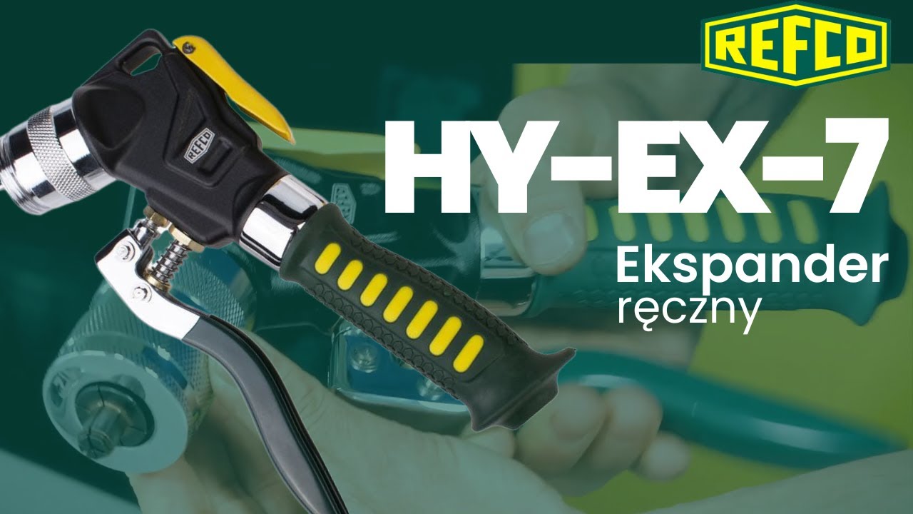 Ekspander hydrauliczny REFCO HY-EX-7 - Najwygodniejszy ekspander ? - Climatstore
