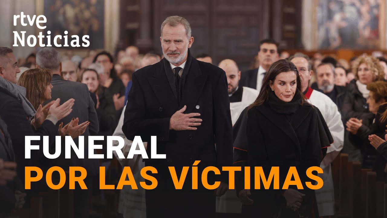 DANA: La CATEDRAL de VALENCIA acoge la MISA FUNERAL en honor a la VÍCTIMAS | RTVE Noticias
