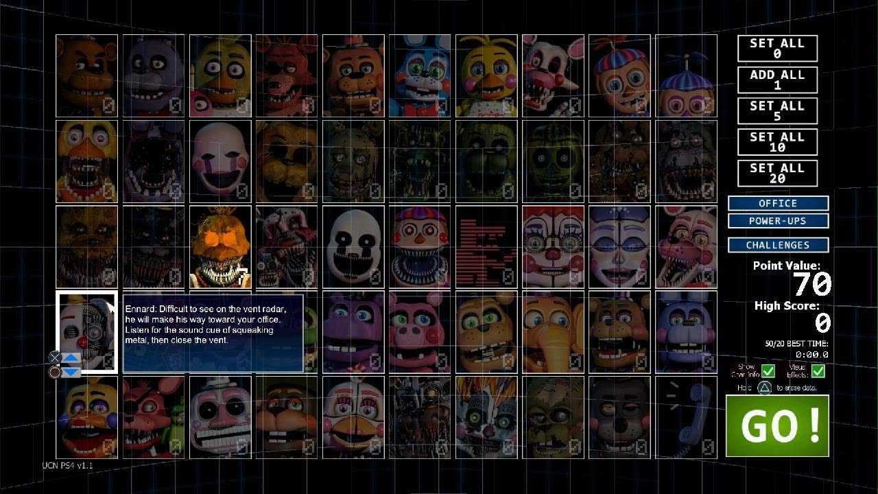 I play Ultimate Custom Night part 2
