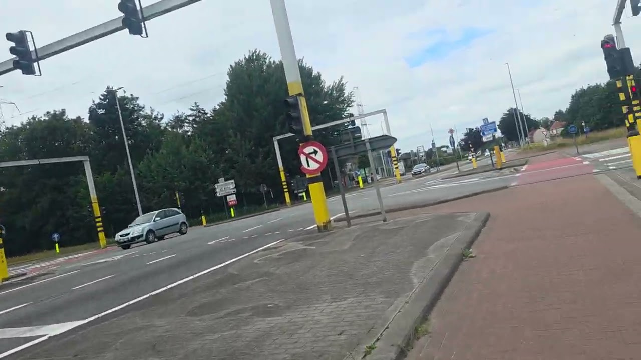 By e-bike from Eeklo to Maldegem Belgium