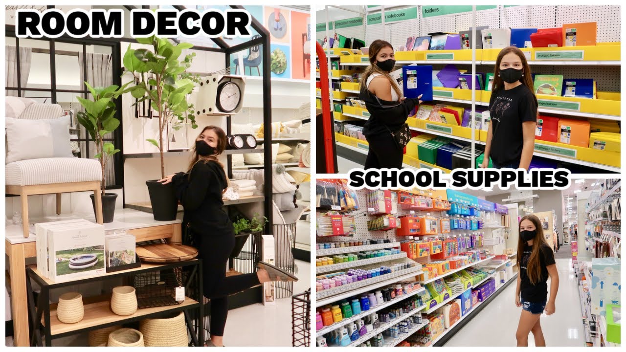 SHOPPING BACK TO SCHOOL SUPPLIES AND ROOM DECOR / HAUL / HOUSE UDPATE |VLOG#1095