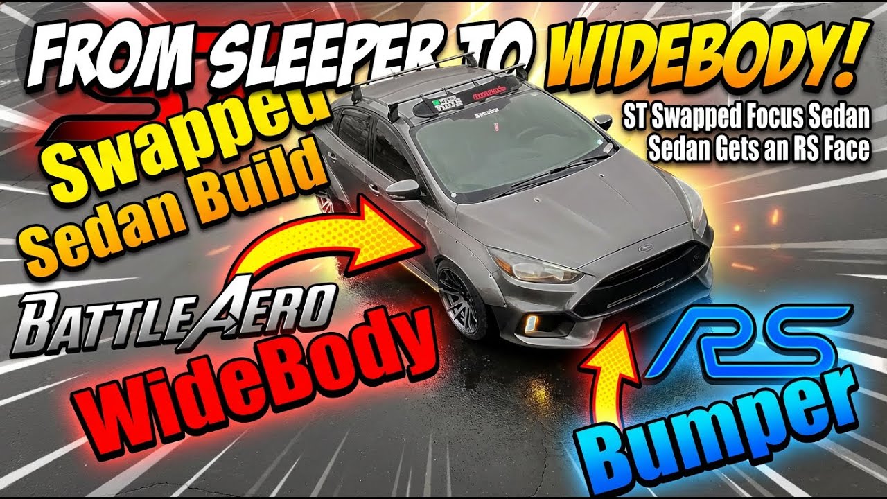 From Sleeper to Widebody | ST Swapped Focus Sedan Gets an RS Face
