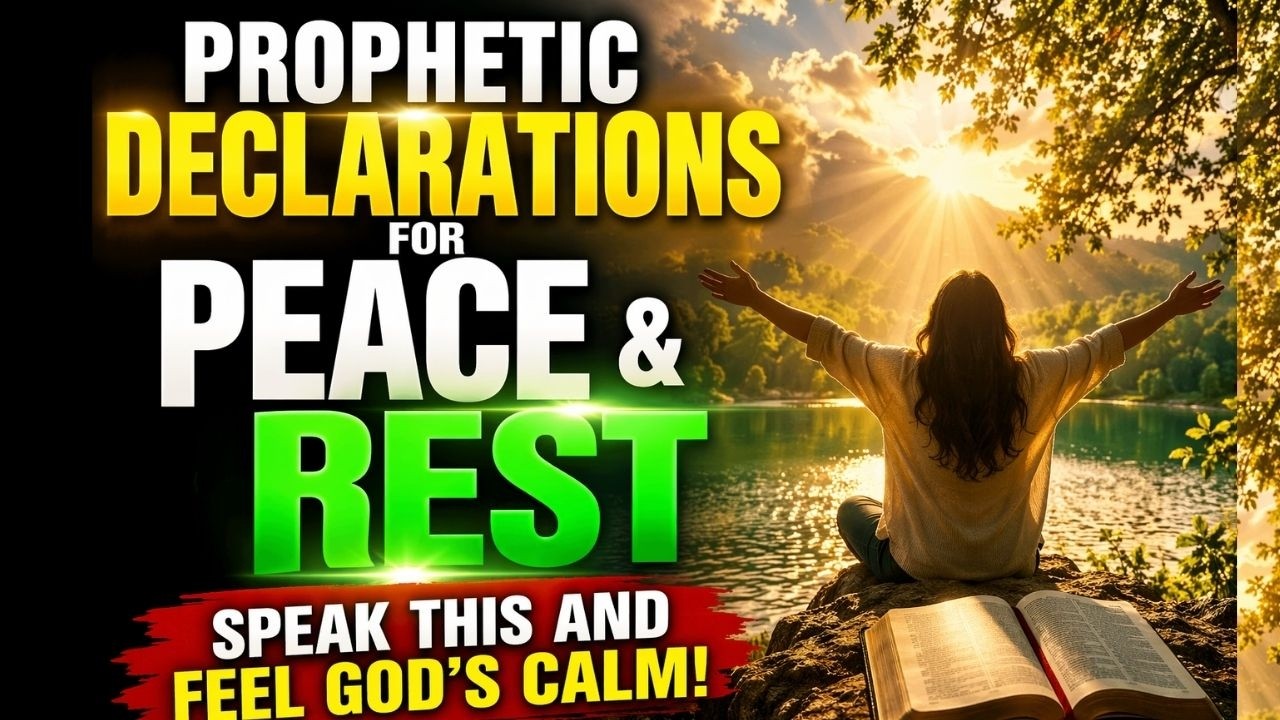 Prophetic Declarations for Peace and Rest | Speak This and Feel God&rsquo;s Calm Immediately