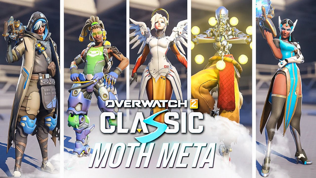 JUGUÉ TODOS LOS SUPPORTS en OVERWATCH CLASSIC (2017 - MOTH META)