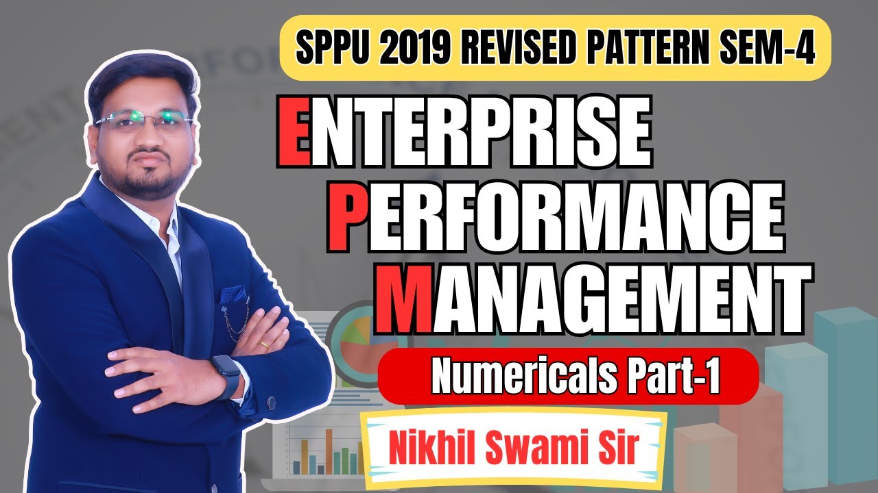 EPM Numericals Sem-4 | MBA  2019 Revised Pattern | Marathi | Nikhil Swami Sir
