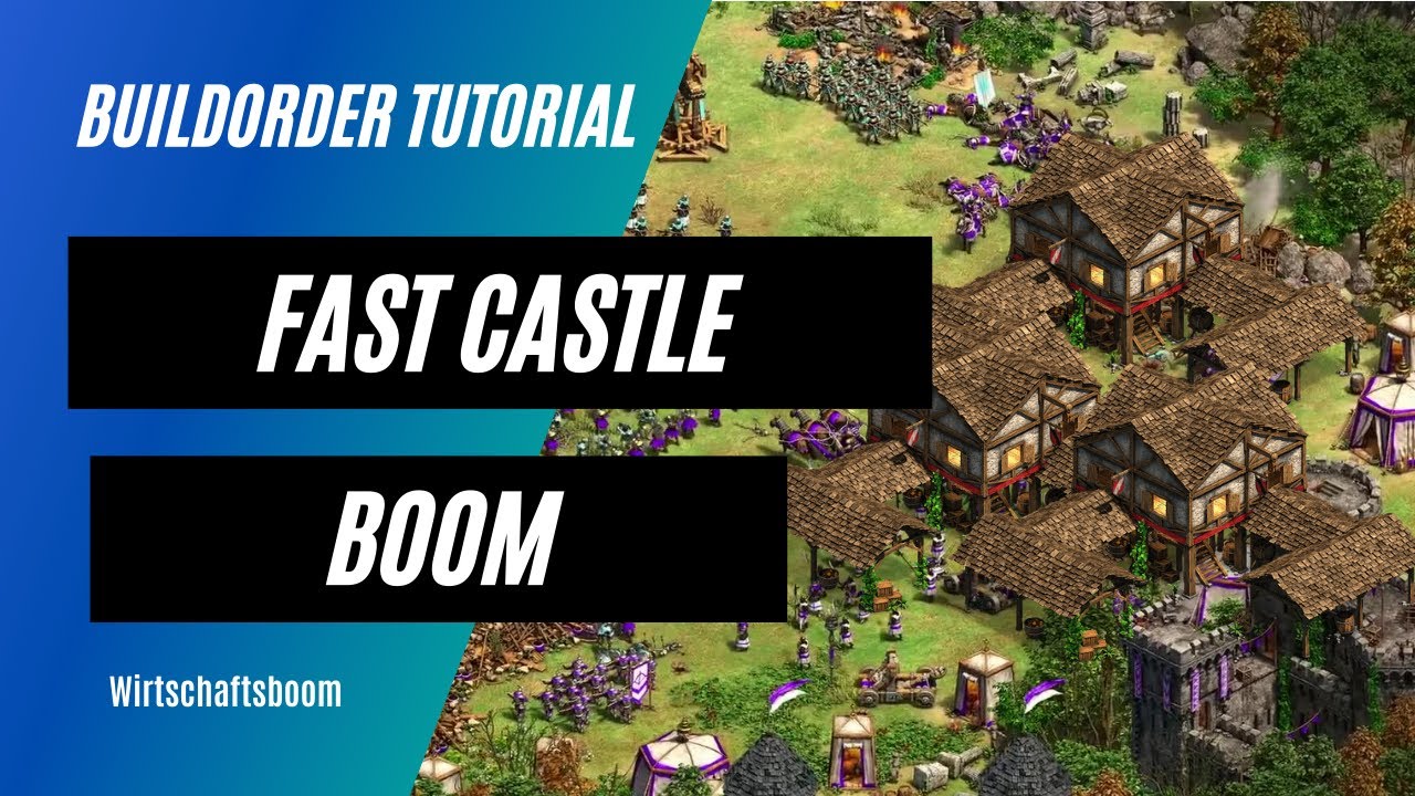 Buildorder Tutorial: Fast Castle Boom | Age of Empires 2 Definitive Edition