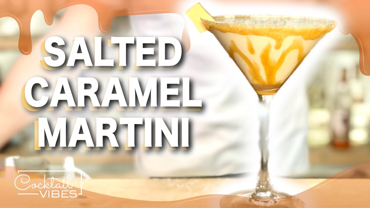 Tasty SALTED CARAMEL Martini | 1-Minute Cocktail Recipes