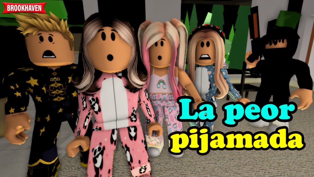 LA PEOR PIJAMADA - Parte 1 | Mini Pelicula | Roblox Brookhaven rp 🏡historias de roblox