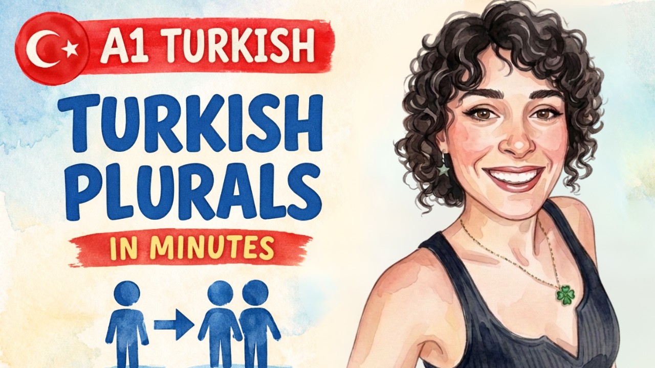 Turkish Plurals in Minutes! Easy Rules Explained for BEGINNERS