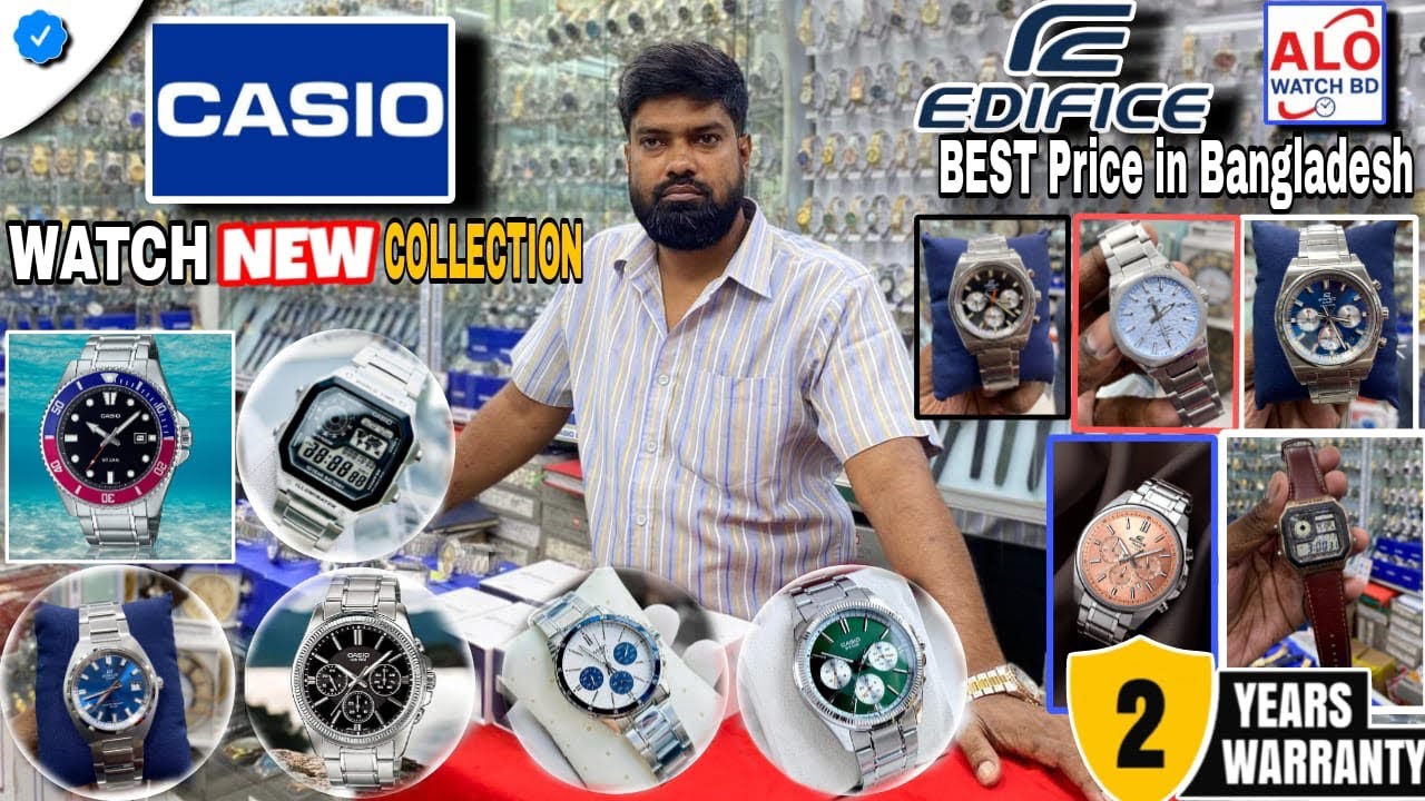 ORIGINAL EDIFICE WATCH & CASIO WATCH Price in Bangladesh |🇧🇩 New Collection 2026 From ALO WATCH BD