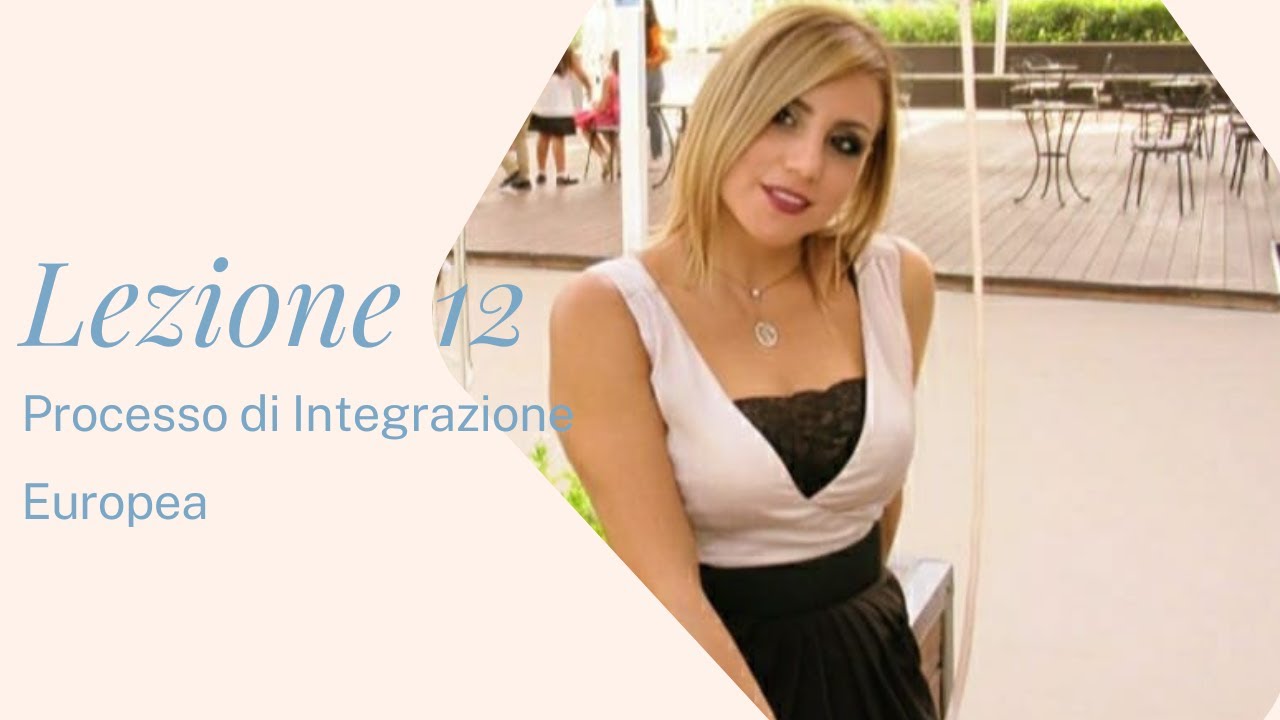 Lezione 12: Il processo di Integrazione Europea