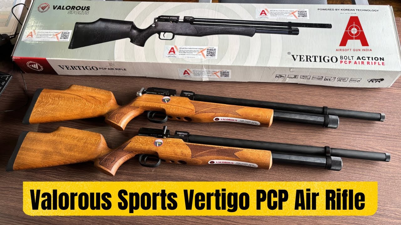 Valorous Sports Vertigo PCP Air Rifle 🔥 Made in India 🇮🇳 | Power, Precision & Performance!