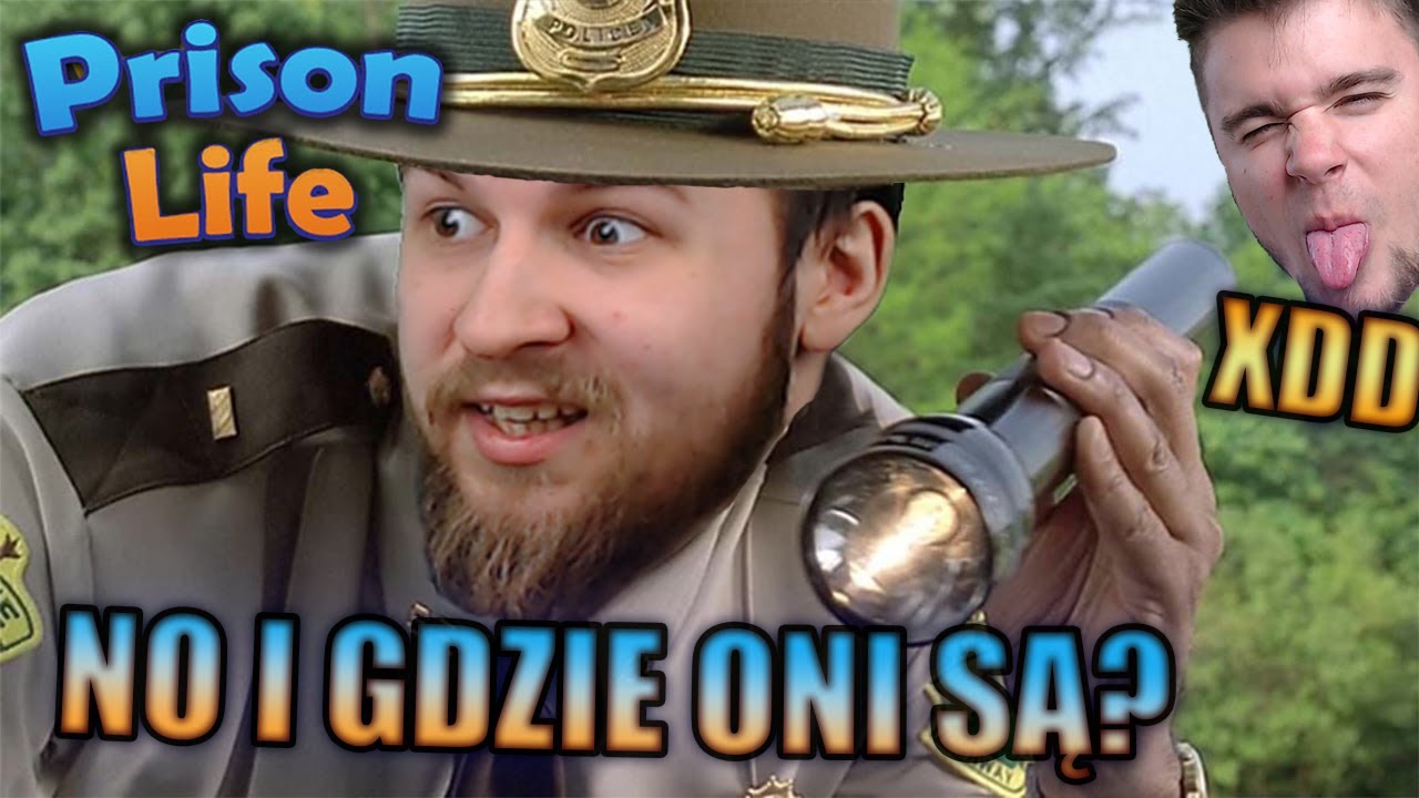 ROBUCH - STRAŻNIK NOOB XD Więźniowie Uciekli Pod Moim Nosem XD | Prison Life